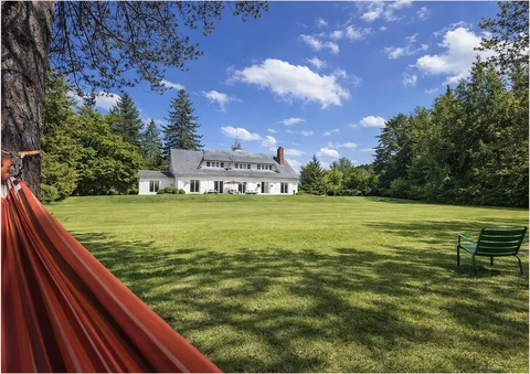 Le parc verdoyant