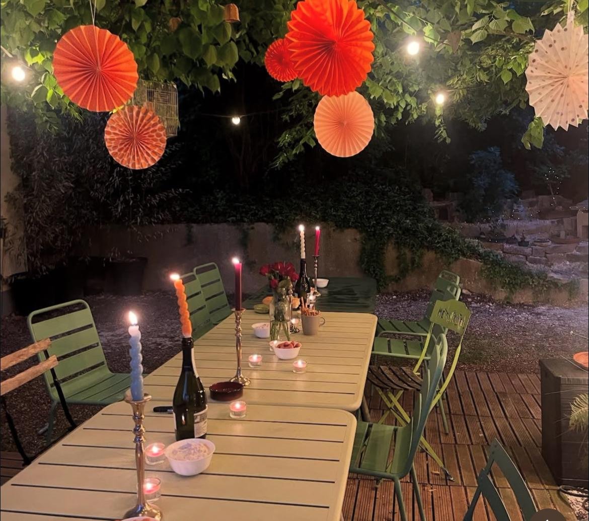 Cena bajo las estrellas
